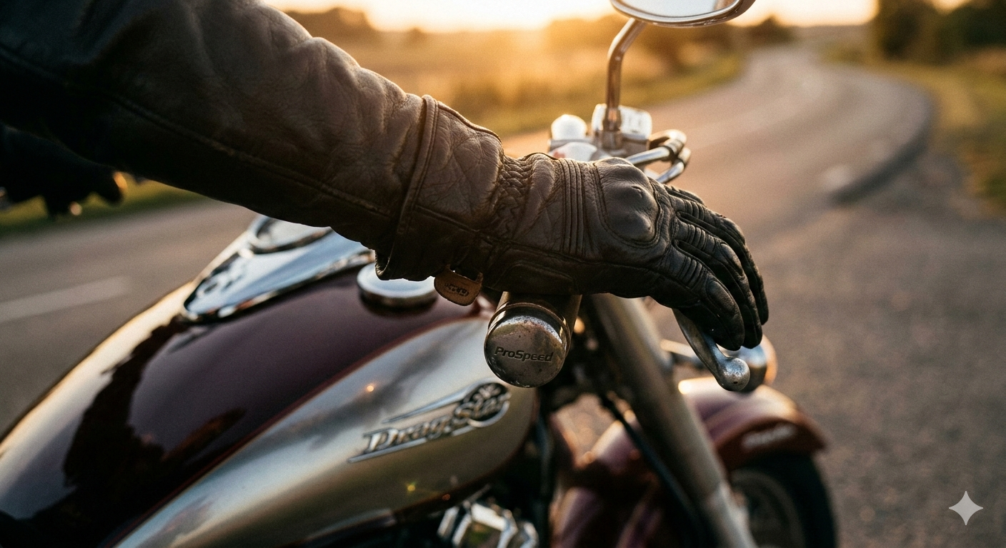 Pas na zbiornik, czyli "krawat" motocyklowy