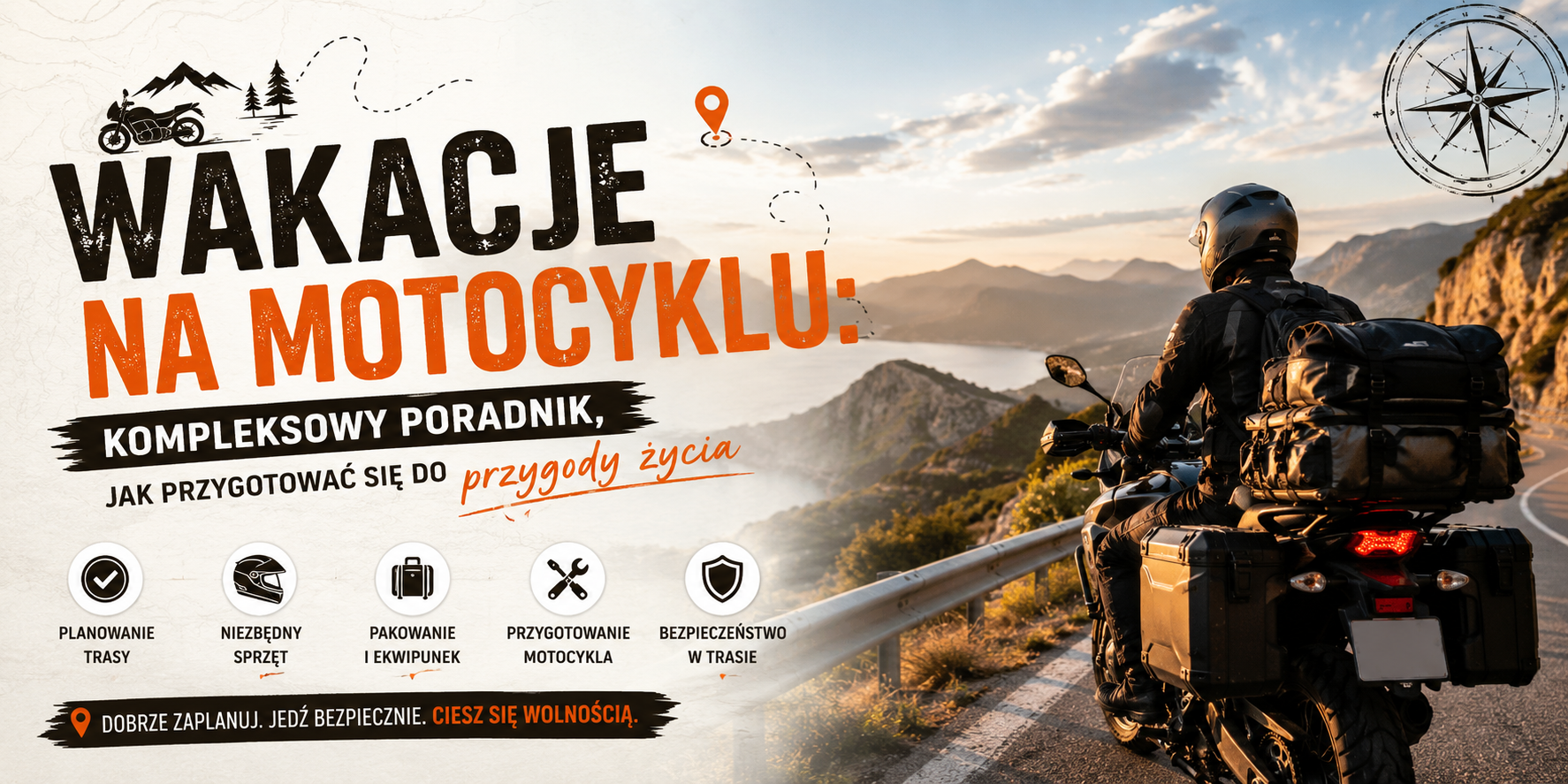 Wakacje na motocyklu: Kompleksowy poradnik, jak przygotować się do przygody życia